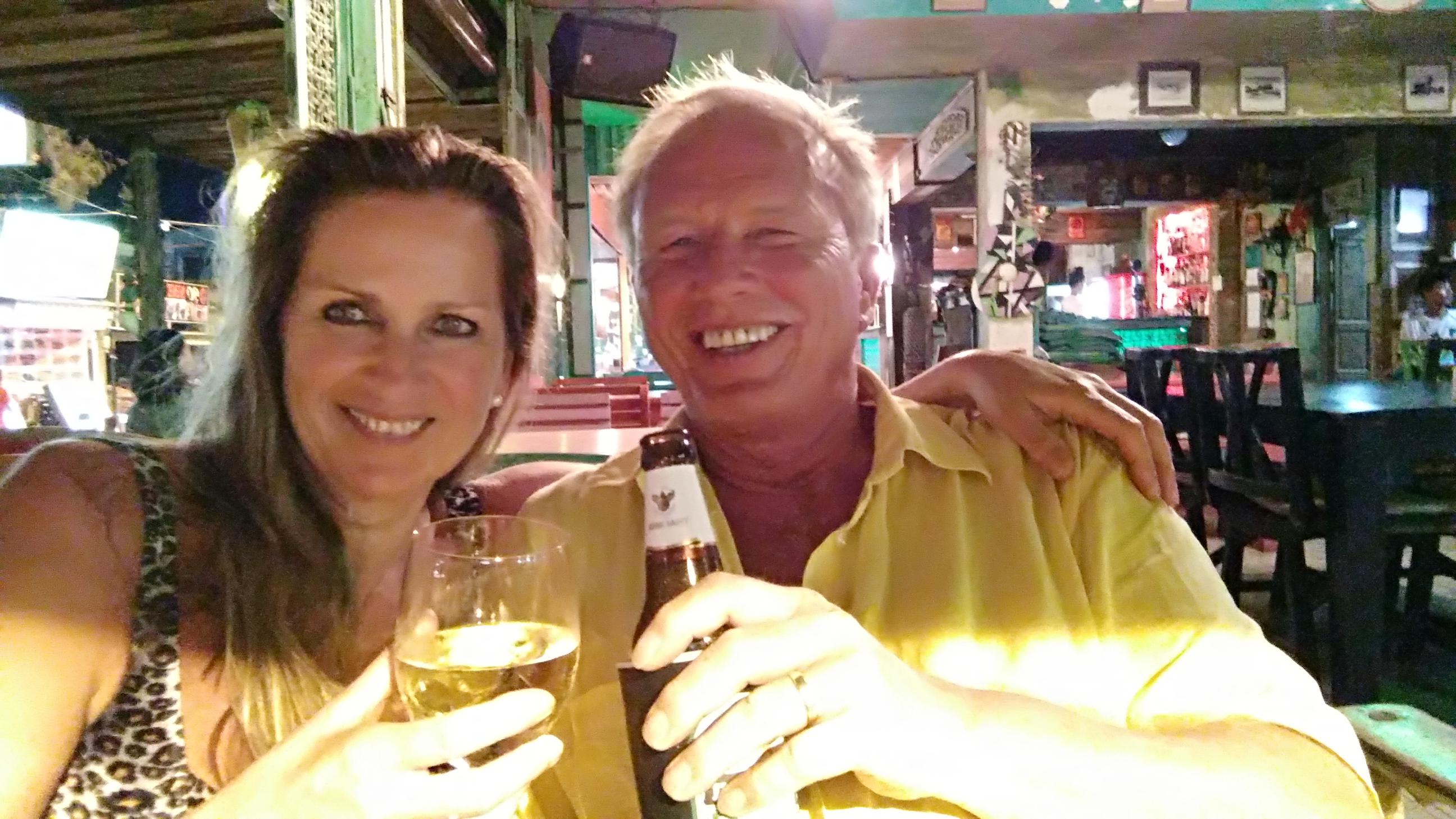nach dem Bier gabs noch nen guten Wein